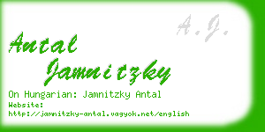 antal jamnitzky business card